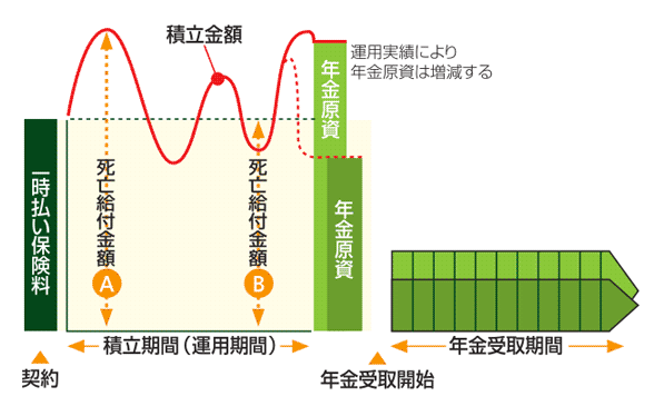 変額個人年金保険の仕組み